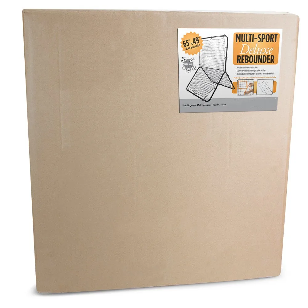 Multi-Sport Rebounder Pitch Back Screen with Adjustable Target rebound netting