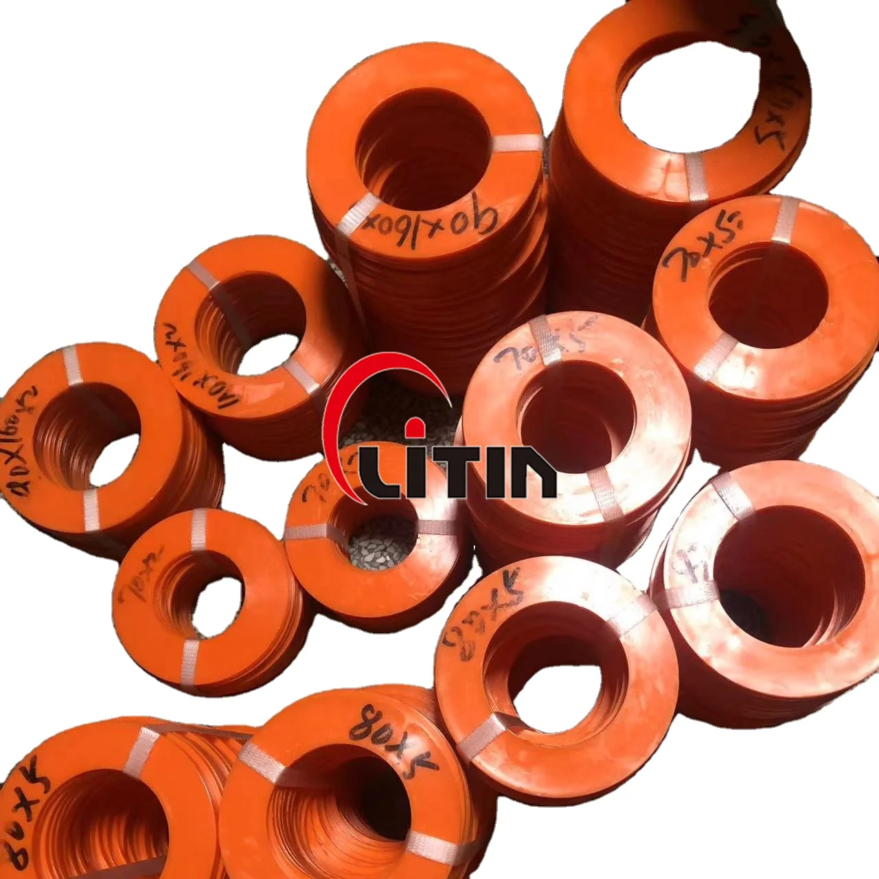 LITIAN High-Durability Excavator Bucket Shaft Plastic 65*120*3 Nylon Washer For Washer Nylon Bucket Pin Dust Ring
