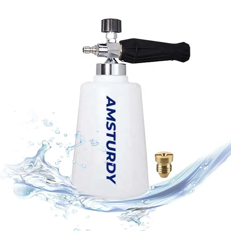 AMSTURDY FCK03N premium wide neck adjustable car wash hi pressure jet foam snow cannon
