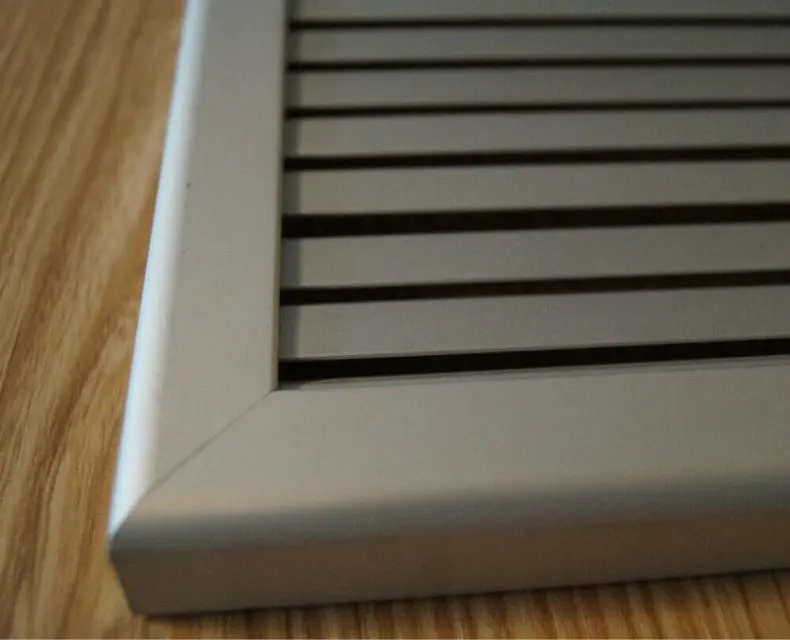 Aluminum fresh return air grille ventilation grills for cabinet in fireplace