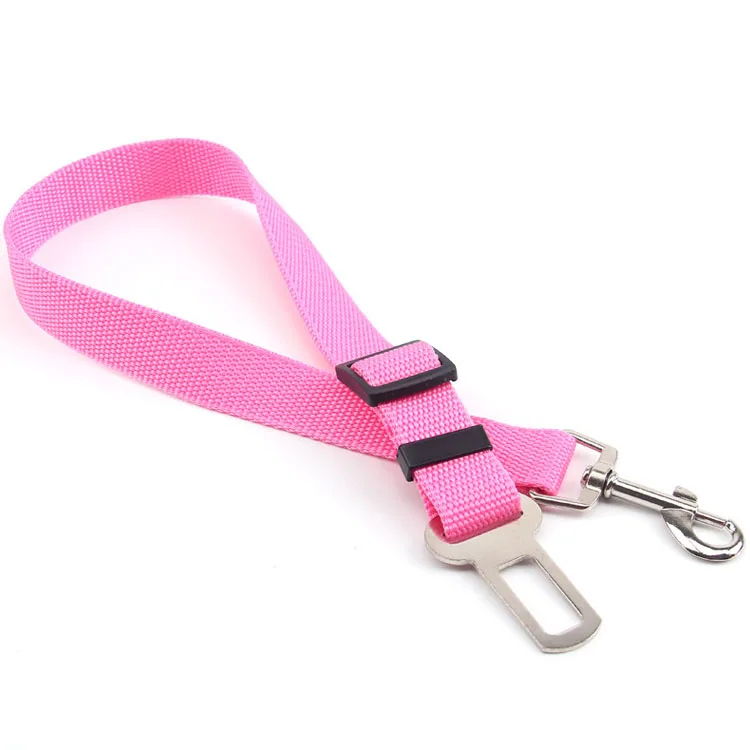 Wholesale Custom Pet Dog Safety Rope Quick Easy Installation Adjustable Nylon Dog Car Seat Belt