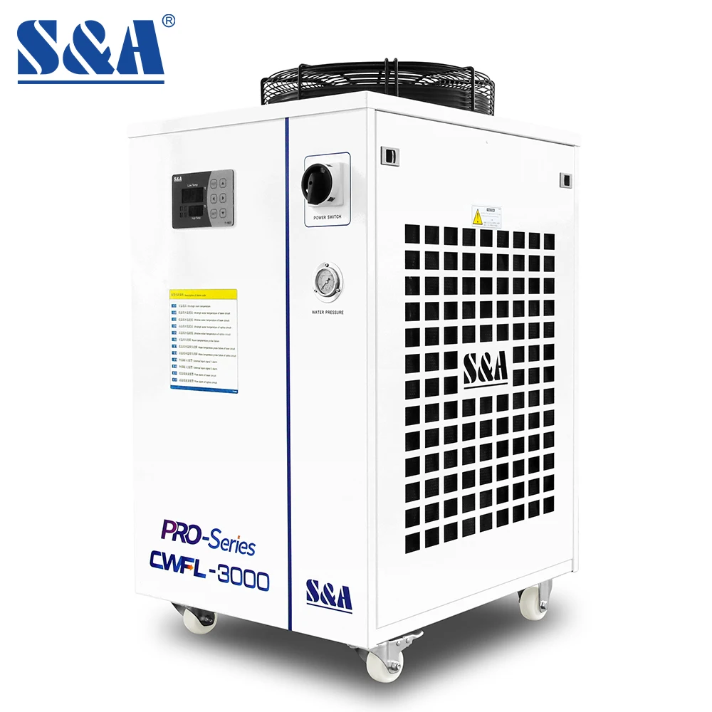 S&A CWFL 1000 1500 2000 3000 4000 6000 Enfriador De Agua Industrial Low Temperature Recirculating Cooled Water Chiller