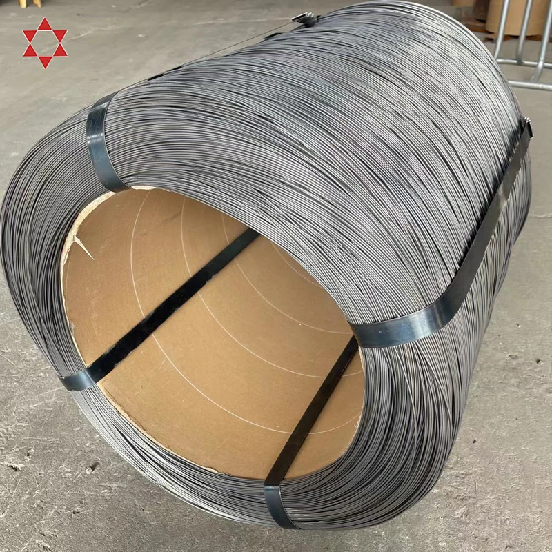 Factory Wholesale Steel Wire Raw Material for Construction Hot Rolled Ungalvanized Steel Wire Spring Steel Wire for Making