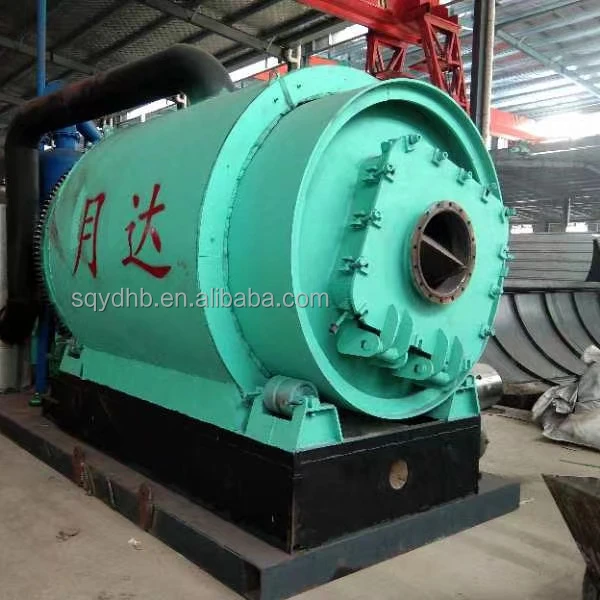 mini waste tire plastic pyrolysis plant to oil machine