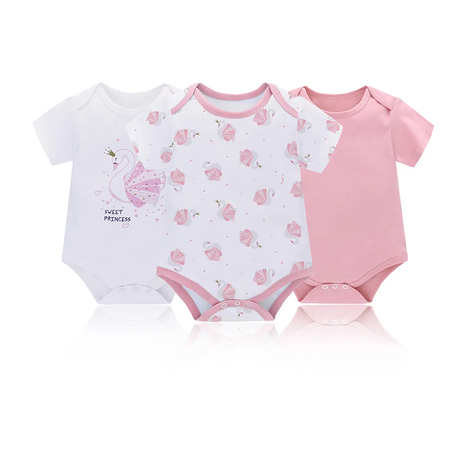 baby romper short sleeve 100% Cotton onesie baby Ultra Soft Toddler Boys Girls Breathable korean baby clothes