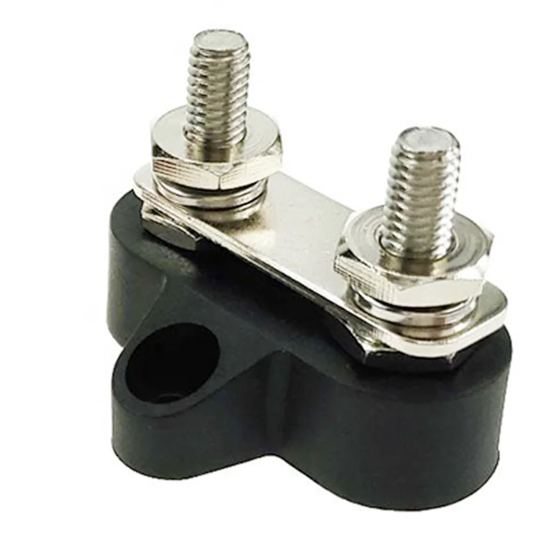 Stud M8  Negative Positive Terminal Block Stainless Steel Wire Screw Terminal  Connection link Block