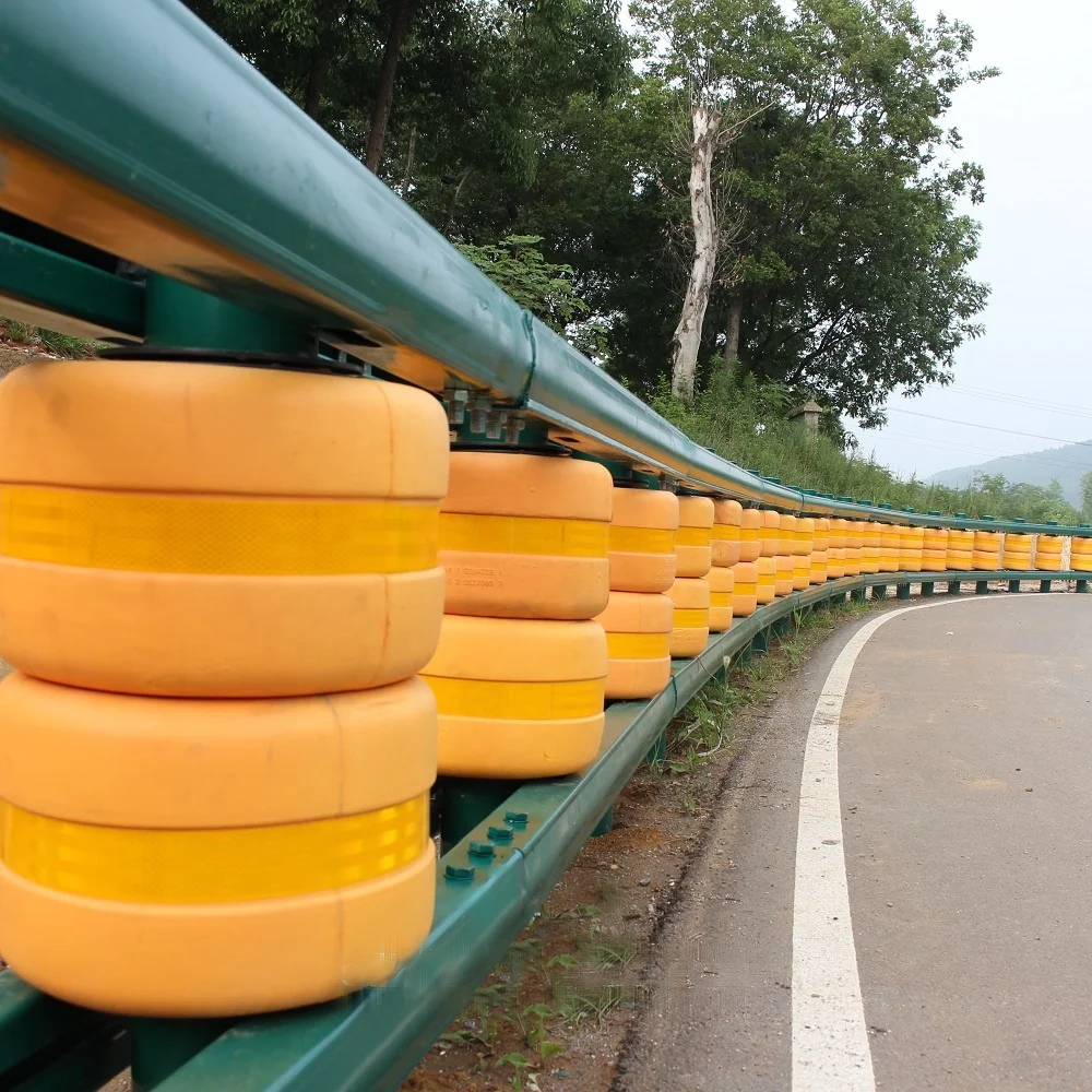 Ina High Precision Highway Rolling Guardrail Sa Level Tl4(100km/H) Anti-Collision Guardrail Eva Bucket Steel Beam Roller Barrier