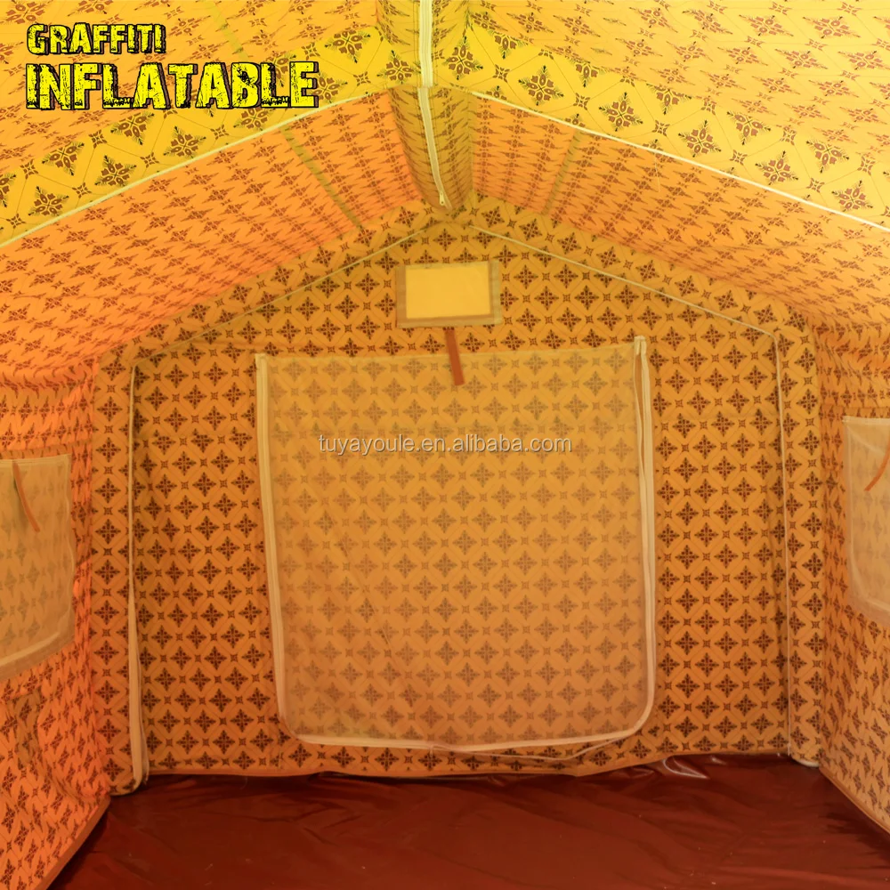 4*5 outdoor inflatable large space tent waterproof  camping  tent