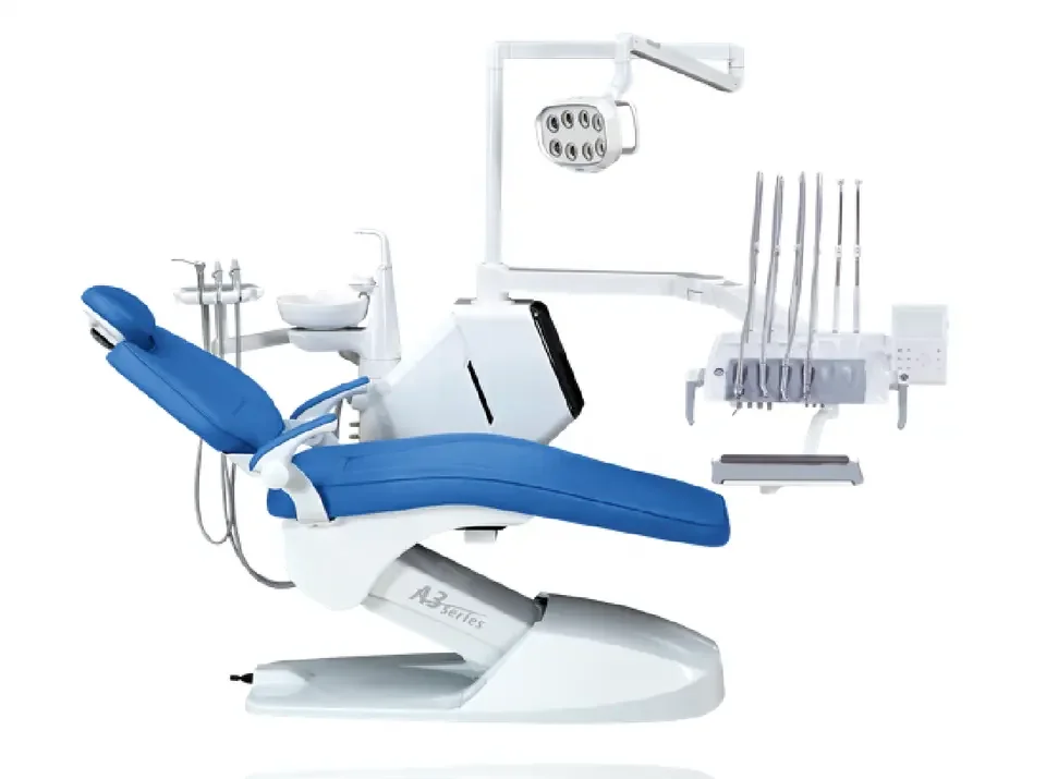 OEM Comfortable New Appearance Dental Unit Model A3 Grand Launch Different Colors 8  LED Lamps Dental Chair
