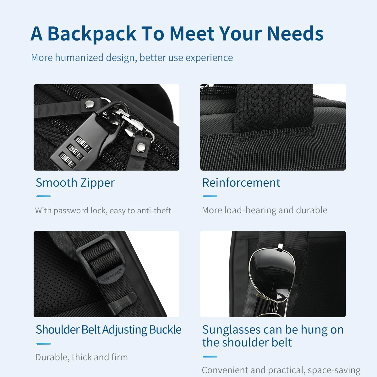 Tigernu T-B9152 new design school travel laptop backpack mochilas escolares other backpack