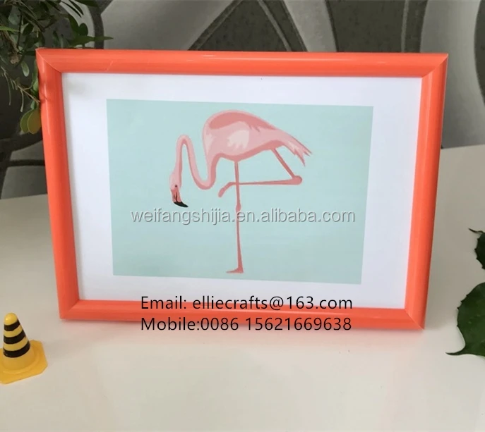 Home decoration picture frame collage, A1 A2 A3 A4 black gold plastic frame for Art wall decorative Picture Photo Frame Set