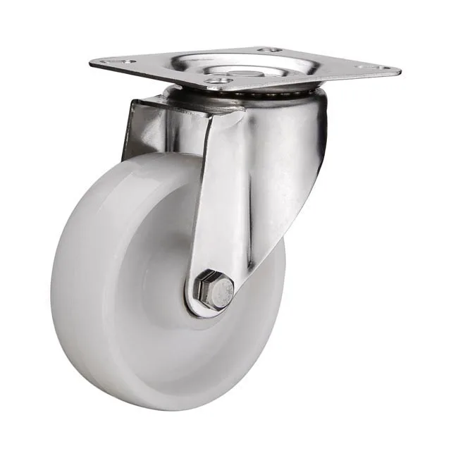 Material handling solid steel & stainless steel industrial castor swivel caster wheel 4 inch
