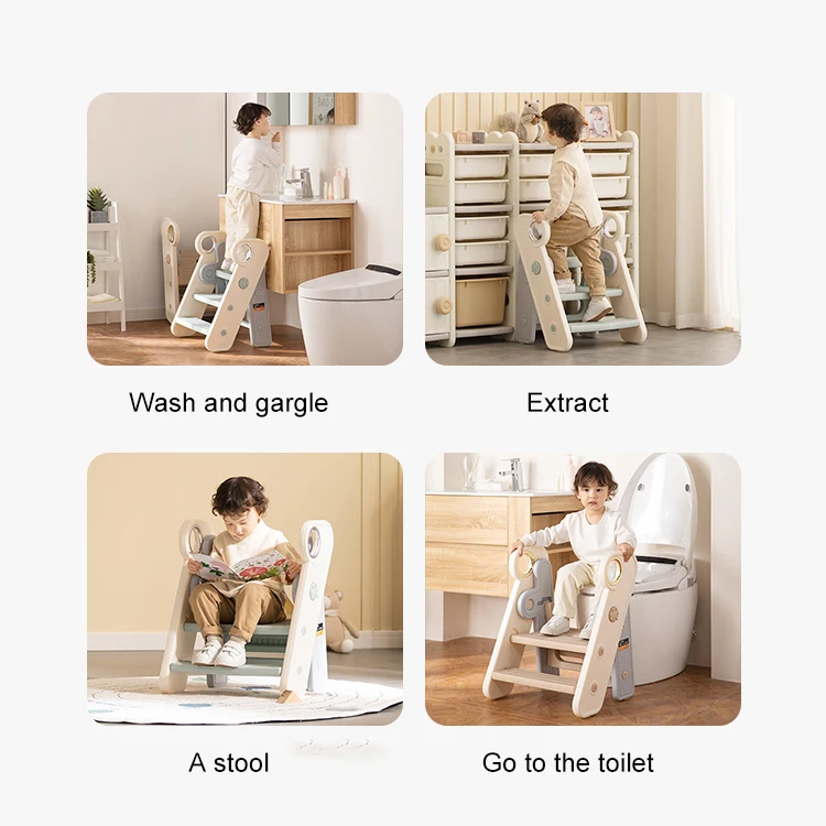 Foldable Baby Step Stool Kitchen Small Step Ladder Bathroom Folding Stools