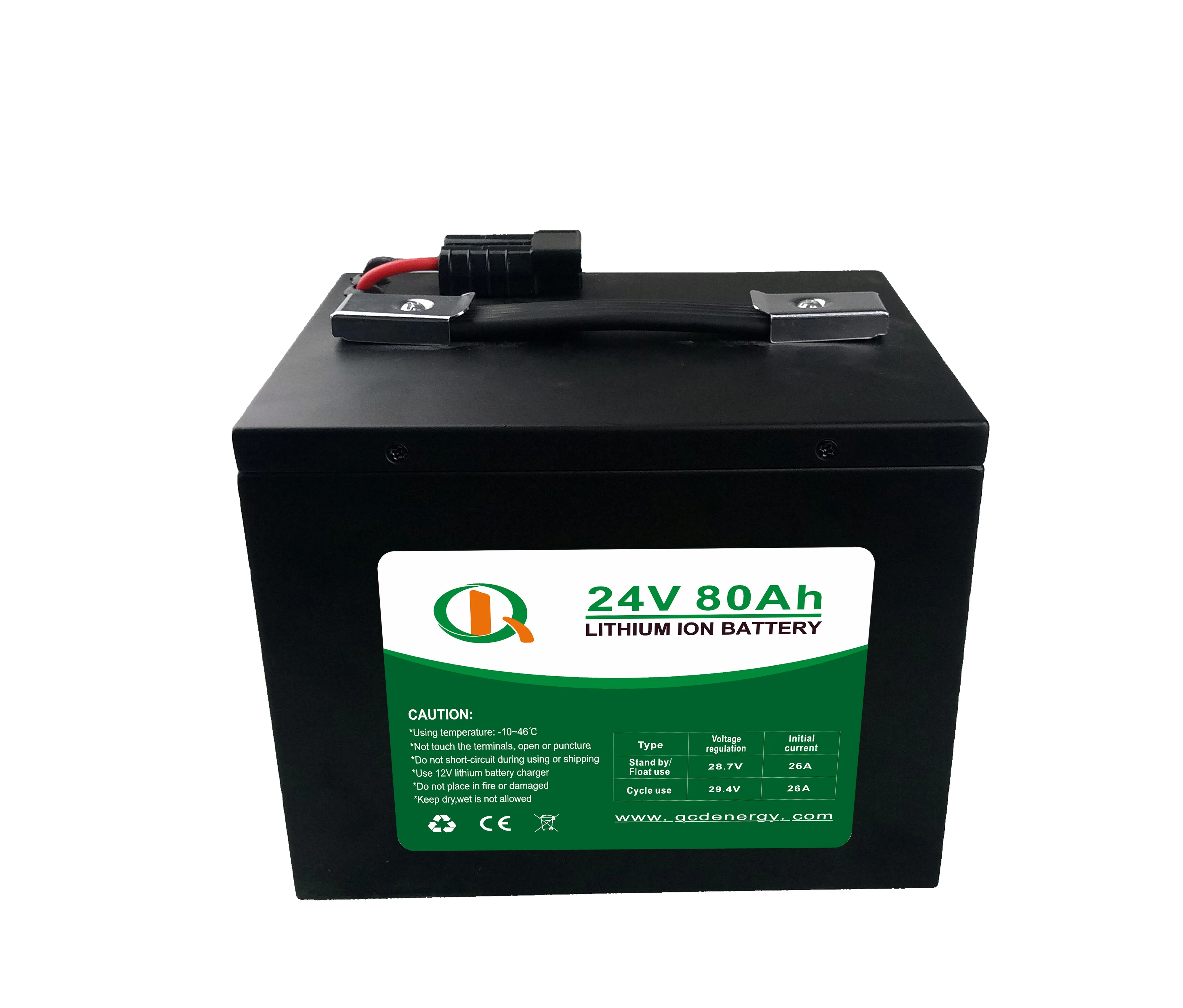 Литий-ионный аккумулятор 24 в 80 Ач, аккумуляторная батарея 18650