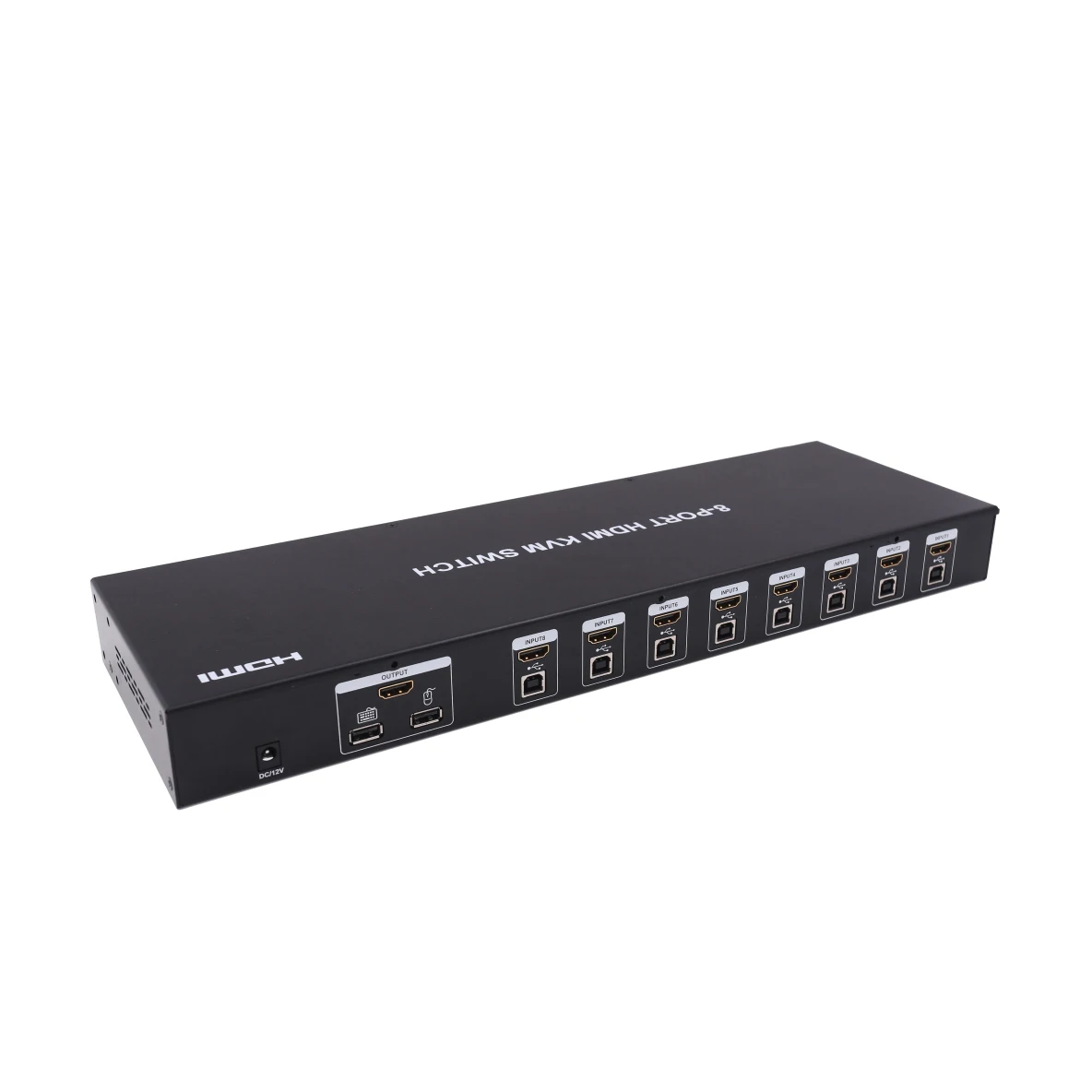 FOXUN 8x1 hot key HDMI USB KVM Switch automatic Switching
