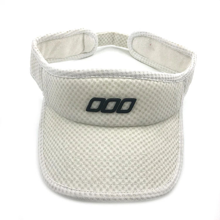 printing uv protection cheap sport golf topless plain white black designer sunvisor hats women sun visor hat