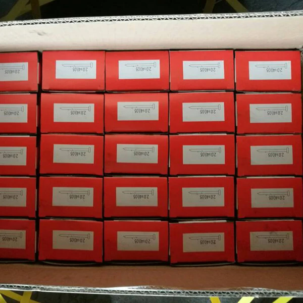 concrete nails , steel nails 1kg each box , 25 box