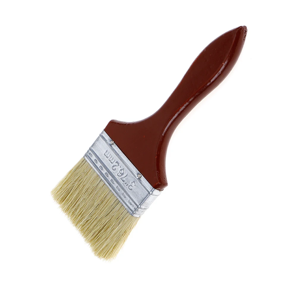 High Quality Premium Wooden Handle Bristle Wall Paint Brushes Different Size High Quality Bristle Paint Brush  Made In China