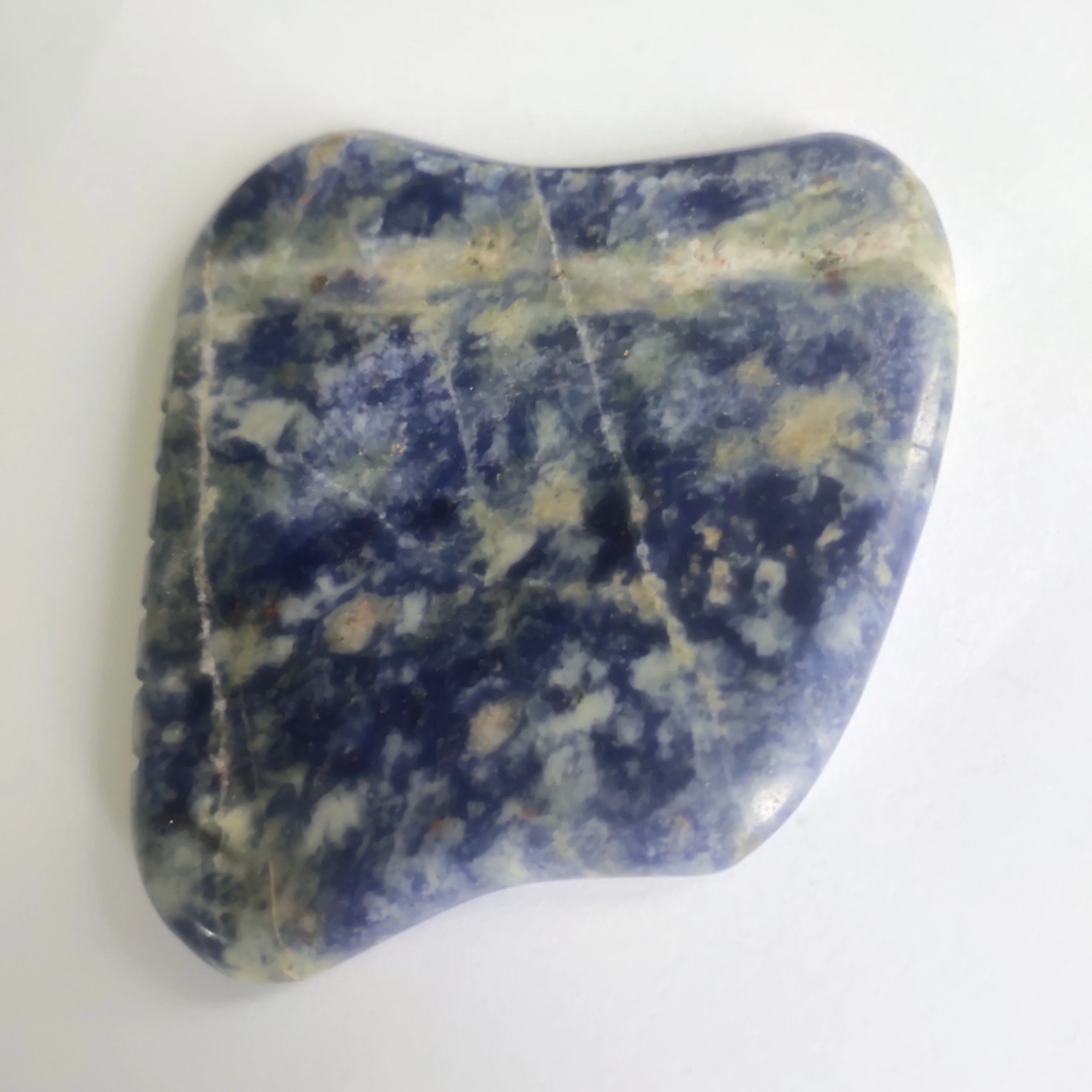 Big shape Blue Aventurine  Jade Board Gua Sha Guasha Facial Scraping Massage Tools New design