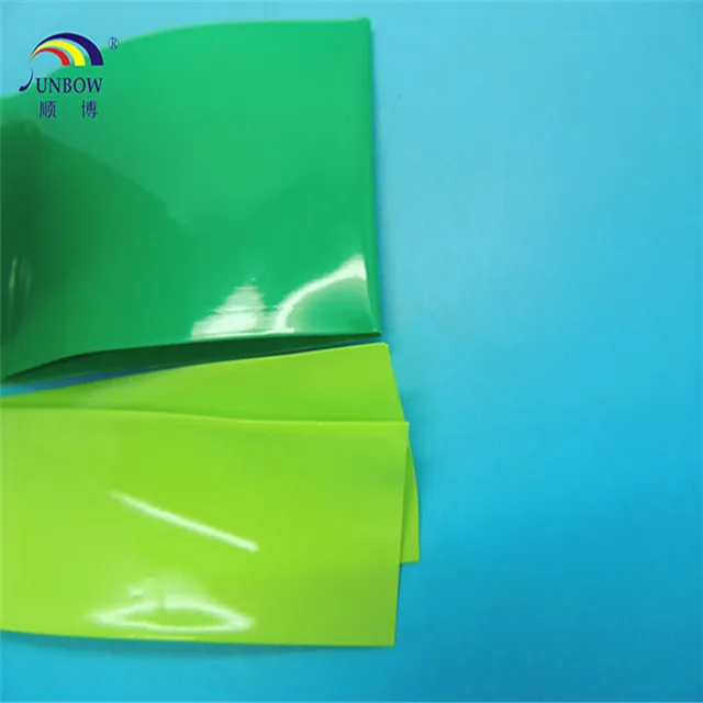 Хорошая продажа, термоусадочная трубка из ПВХ синего цвета для 18650 21700 32650 аккумуляторной батареи