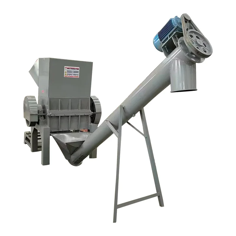 Plastic Waste Recycling Machine Plastic Shredder 7.5Kw 100% Recycled Plastic Pet Tableware