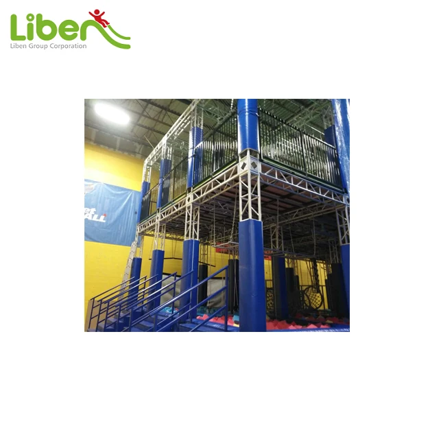 Ninja Course Payground Indoor Trampoline Park Foe
