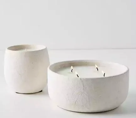 UOBOBO Hot Selling Unique Soy Wax  Cement Candle Jar Aromatherapy Scented Candles Concrete Soy cemented Candle Jar