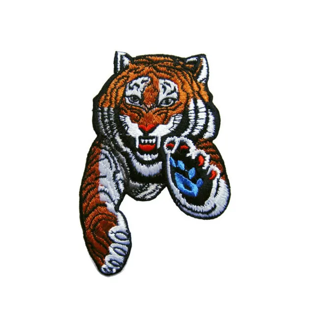 High density fashion design clothing badge woven embroidery patch