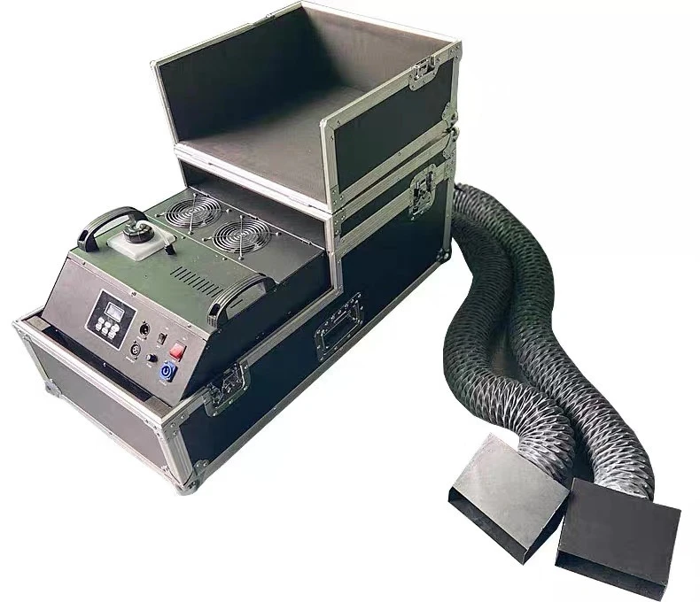 Newest top quality double pipe dj haze machine 3000W water low lying fog machine for wedding