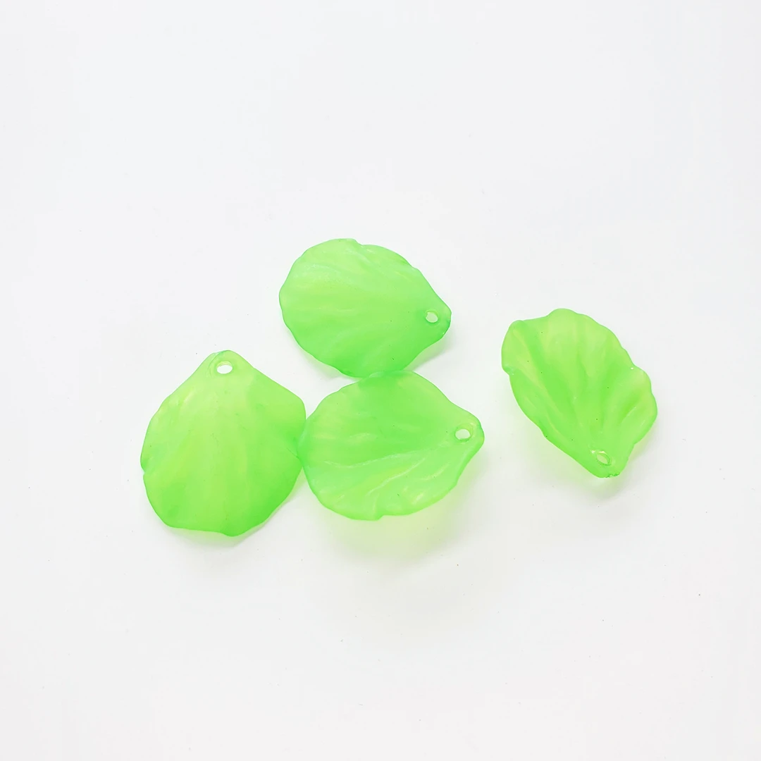 Colorful Acrylic Loose Crystal Plastic Leaf Bead Wholesale