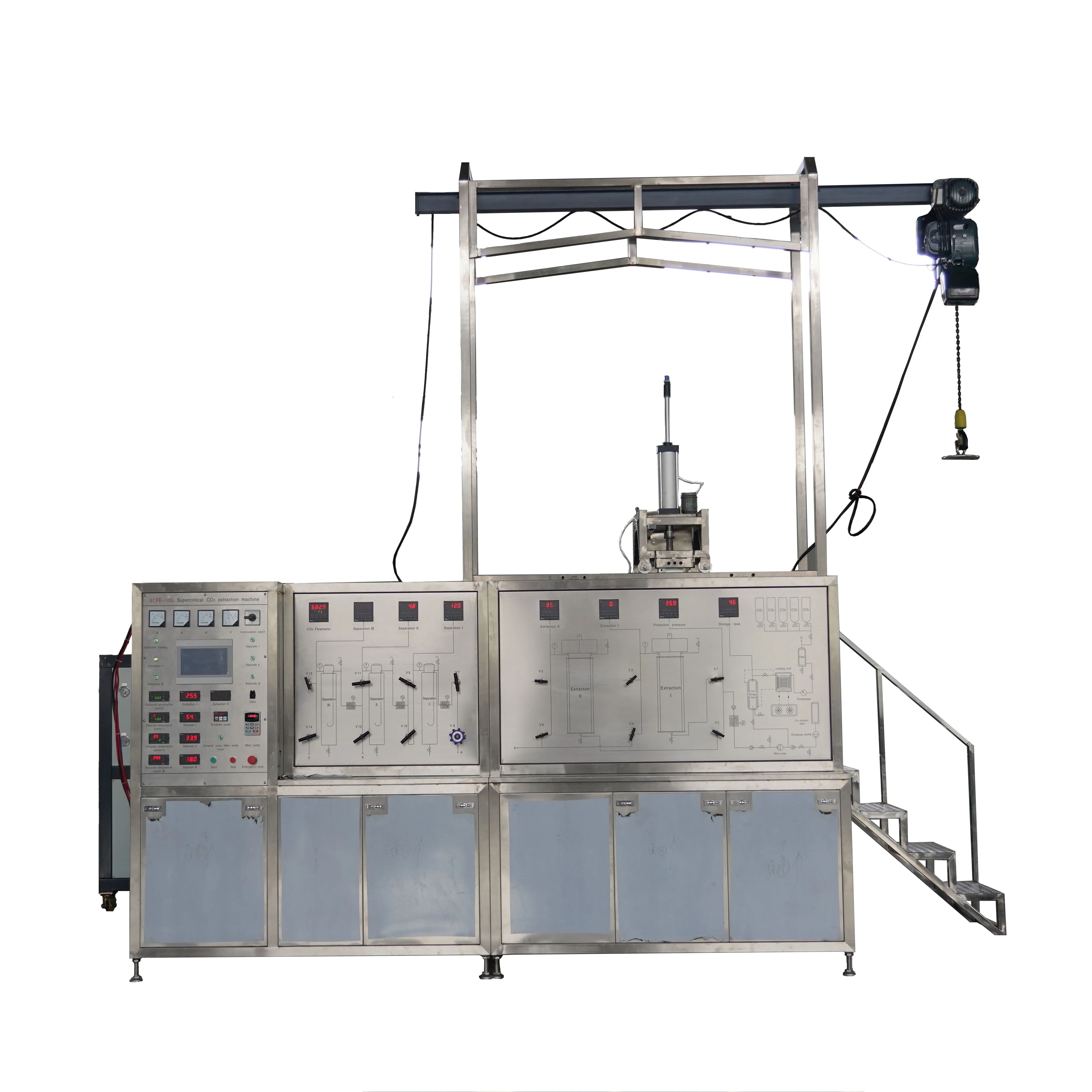 CBD Oil Extraction Machine with Supercritical CO2 Extraction Machine with Industrial Production Scale