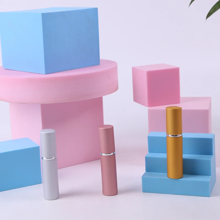 High quality portable aluminum 5ml bottle separated empty bottle perfume bottle luxury