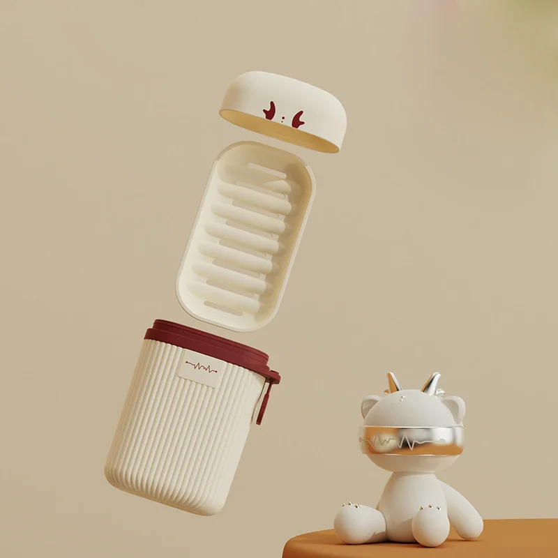 Taihe Portable Travel Soap Box Sealed with Cover out of Stock-for Storing Soap while Traveling Bath & Toilet Supply