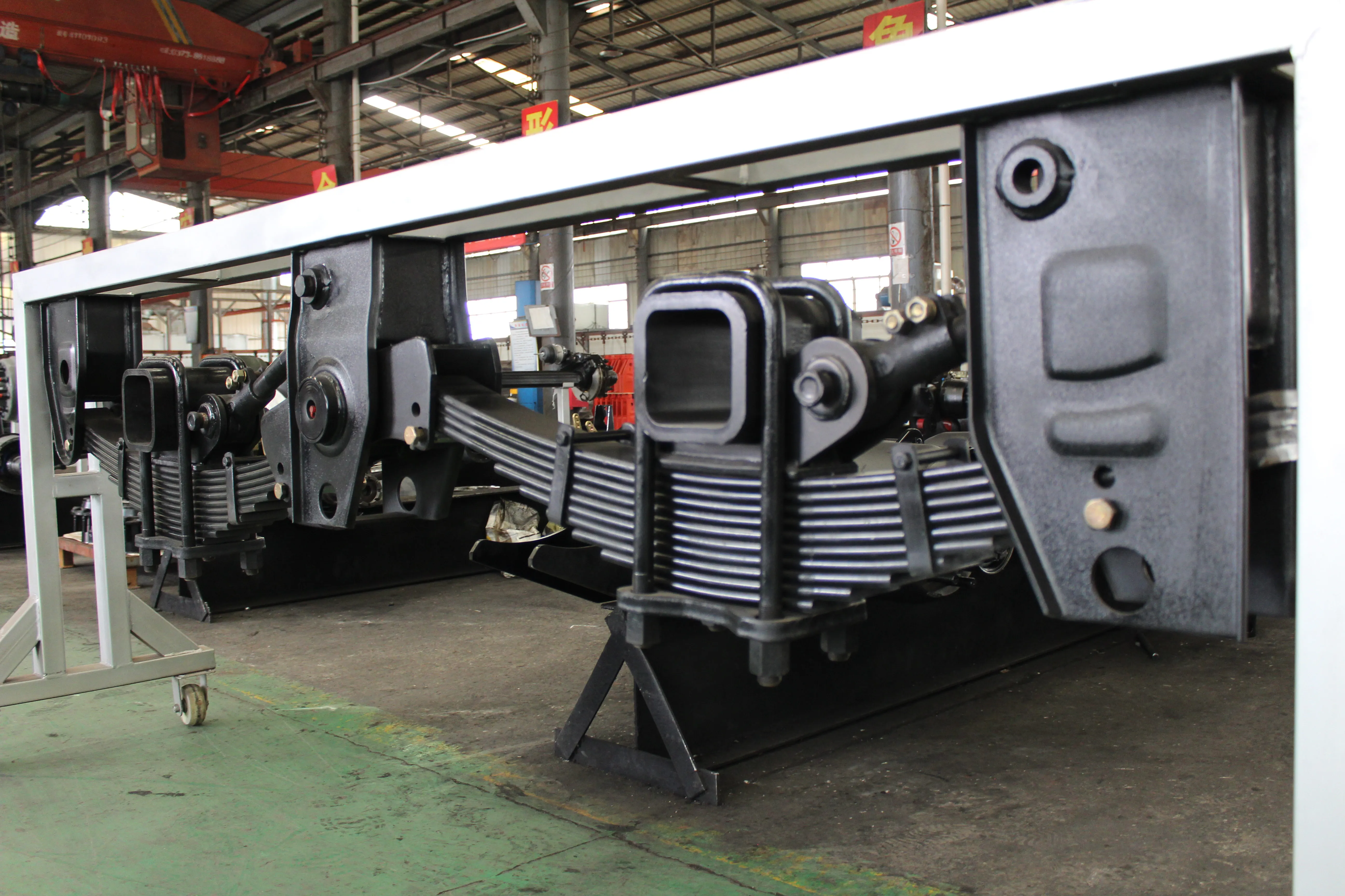 heavy duty America type suspension  Tridem  3 axle  Mechanical Suspension Trailer Spare Parts with sale