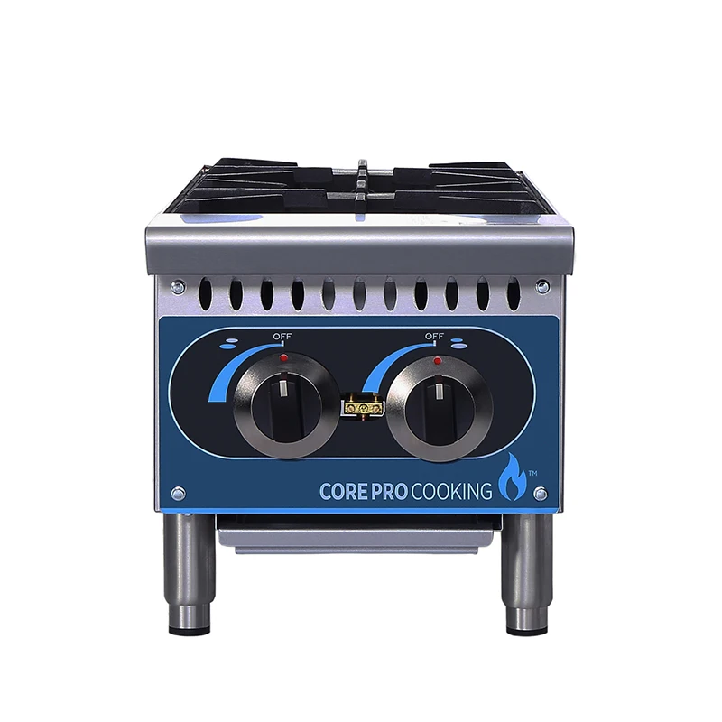 Suitable LPG and LNG Cooking Equipment 2 Burner Gas Cooking Range Commercial Cooking Gas Stove