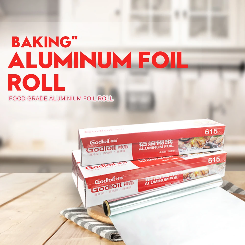 SilverEngineer OEM 50sqft 20 Micron Coated Aluminium Foil Roll