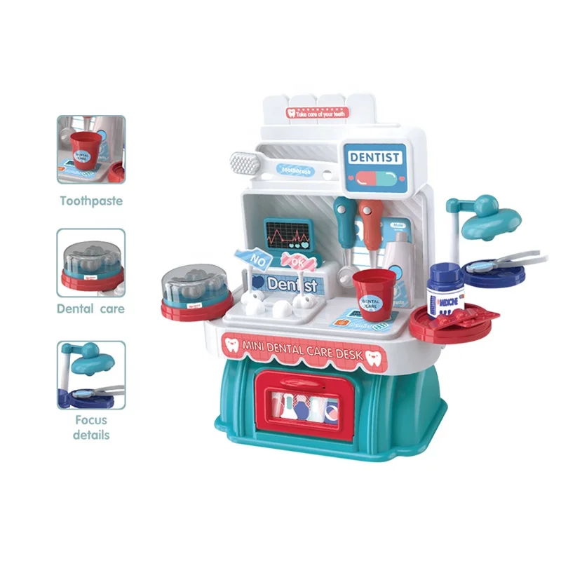 Hot Selling Mini Happy Home Supermarket Toys Kitchen Doctor Girl Makeup Boys Tool Set For Kids