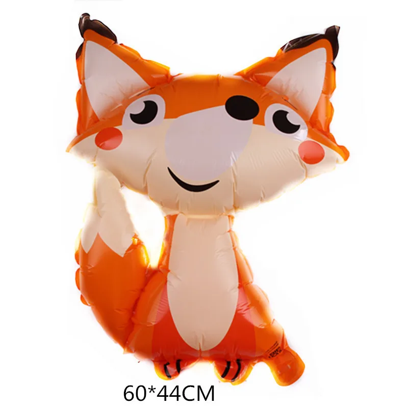 Cartoon Animal Aluminum Film Balloon Birthday Party Decoration Balloons Sea Lion Fox Penguin Panda Wholesale Balloons