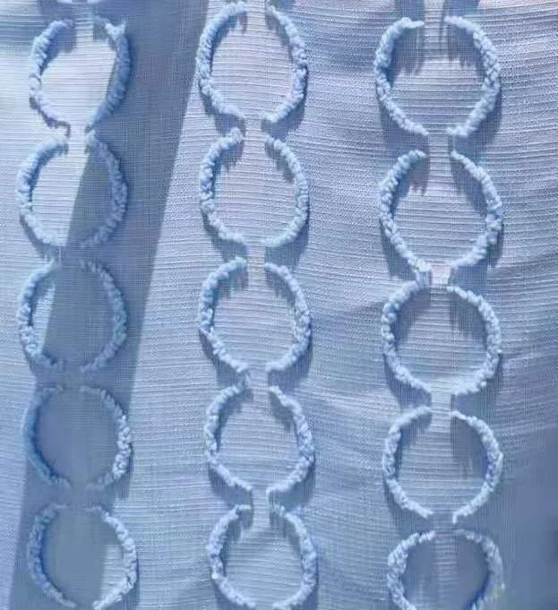 luxury and comfortable soft touch 100% polyester whclipping and carving Chiffon cutting fabric for bedding linen