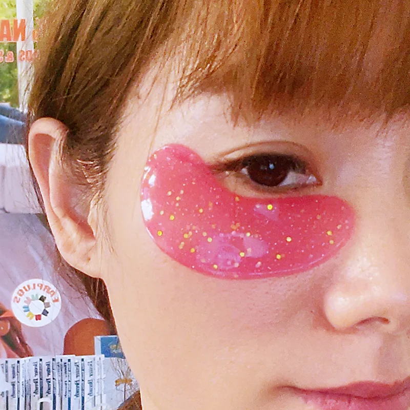 OEM блестящие коллагеновые патчи для глаз темных кругов под глазами уменьшают темные круги гидрогель маской