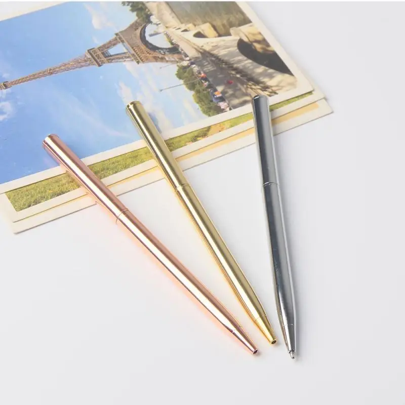 Fashionable hotel promotional ballpoint pen raw material can be assemble cross gold rose gold sliver metal ball pen nice quality