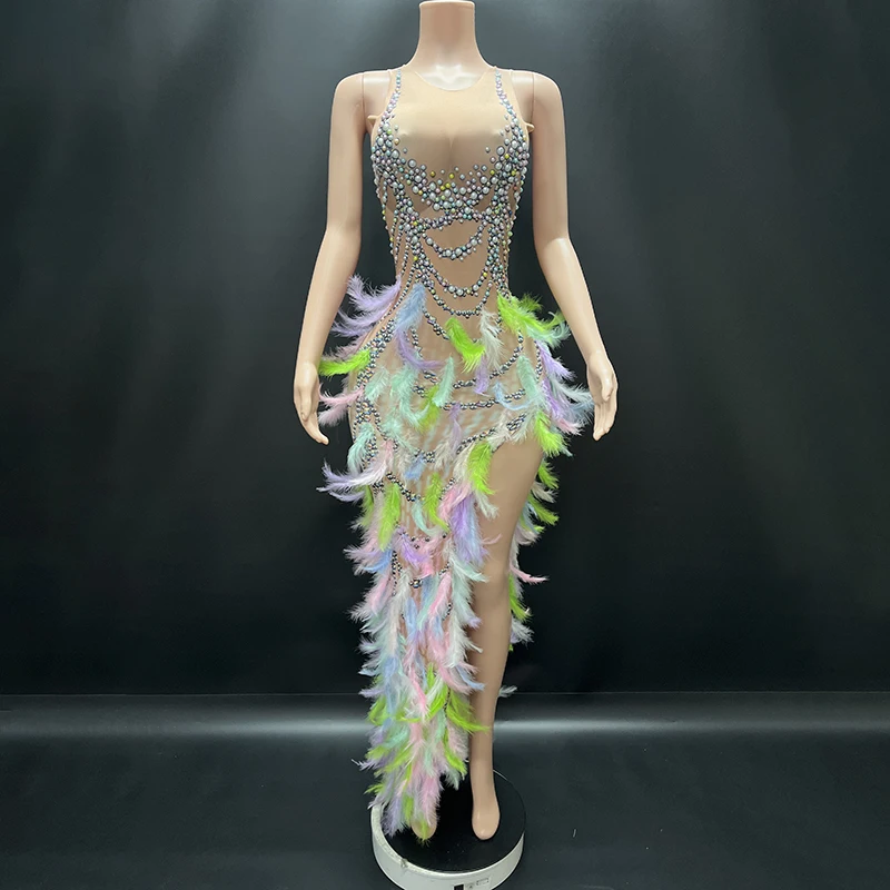 Нованс Y1821-D трендовые товары Роскошные вечерние платья из бисера с 2024 стразами торжественные гала-костюмы