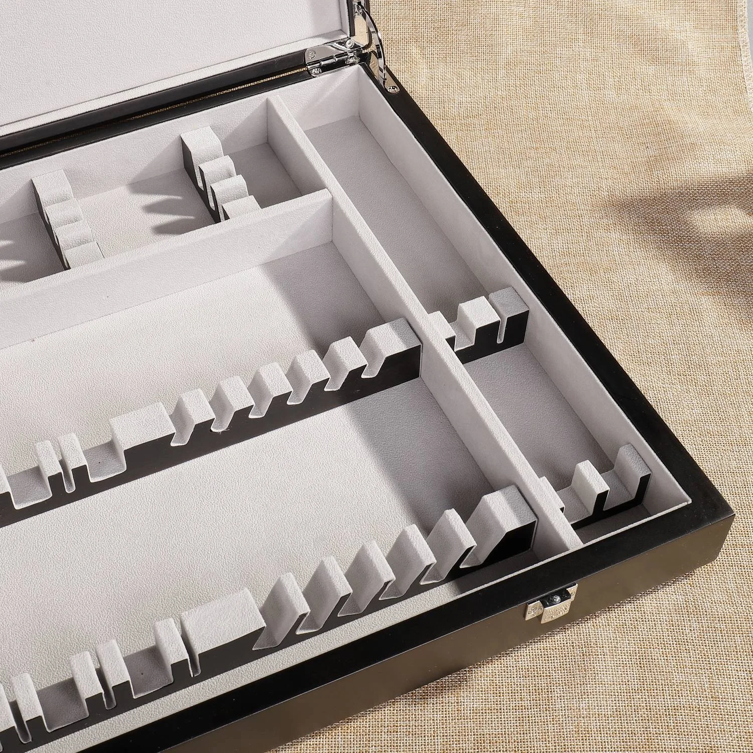 Factory Wholesale Luxury Wooden Gift Box Packing for Knife Set Reusable Kitchen Cooking Utensil Large Wooden Storage Box