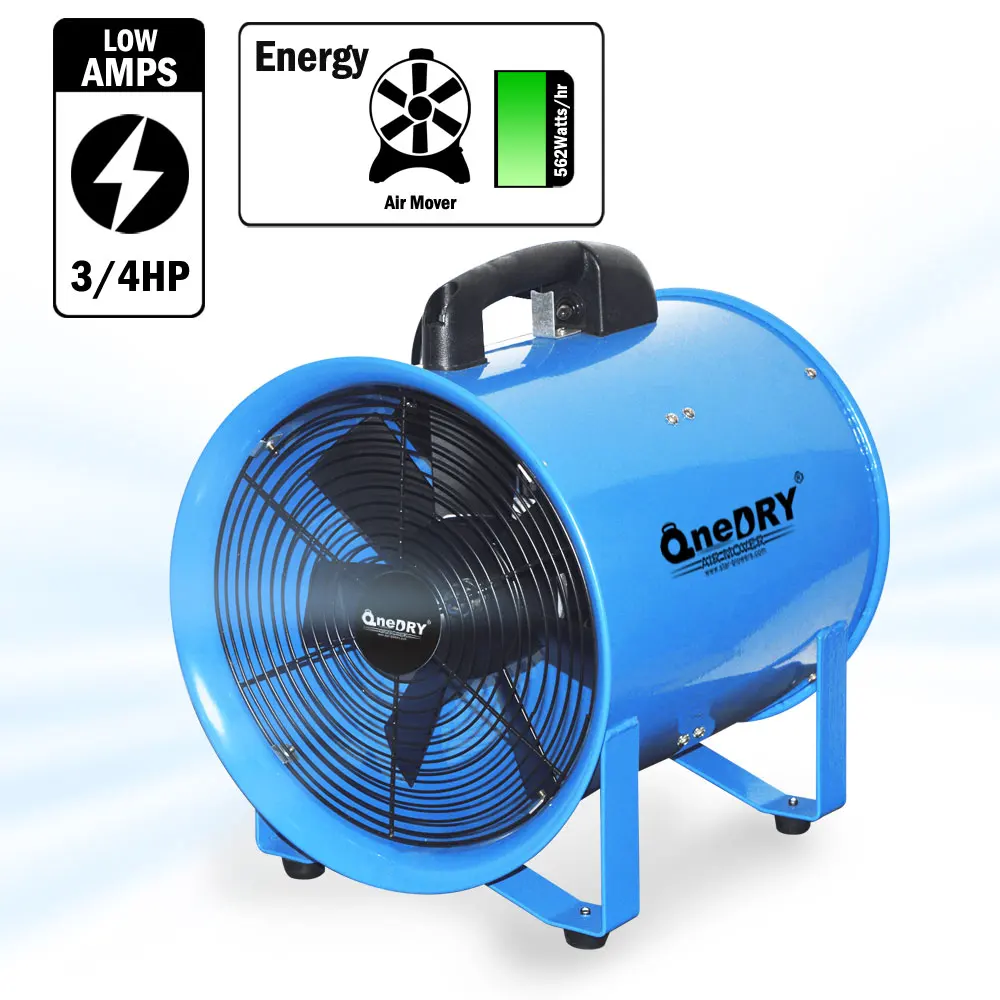 12inch 300mm industrial portable metal blower fan CE SAA axial fan with ducting hose for industrial welding cooling dust collect