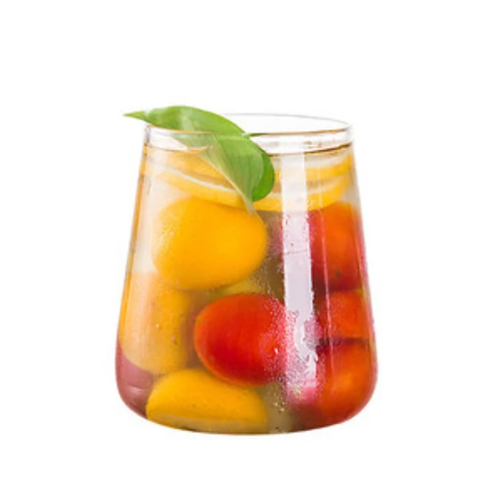 High quality high borosilicate glass cup vertical cup beer drinking glasses Iced Coffee Glass Cups barware