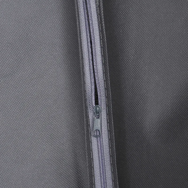 Custom Logo Lightweight Foldable Suit Bag Eco-friendly Non-woven Garment Cover Bag with PVC Transparent Window