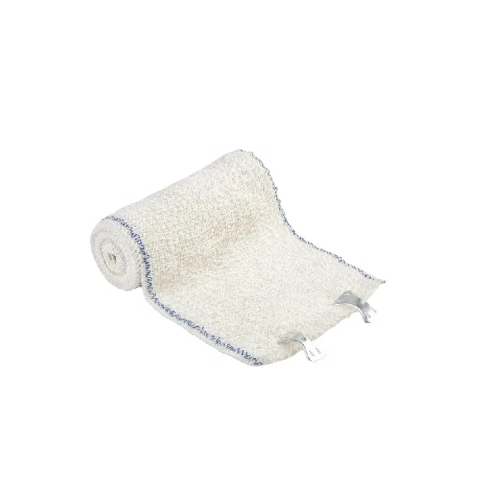 Factory Direct Sale Medical 100% Cotton Elastic Crepe Bandage For Wound Care Dressing