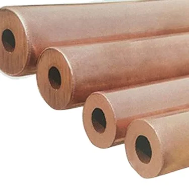China best quality  C14500 C14510 EN1057  R410A straight length Copper tube pipe coil  factory price for refrigeration