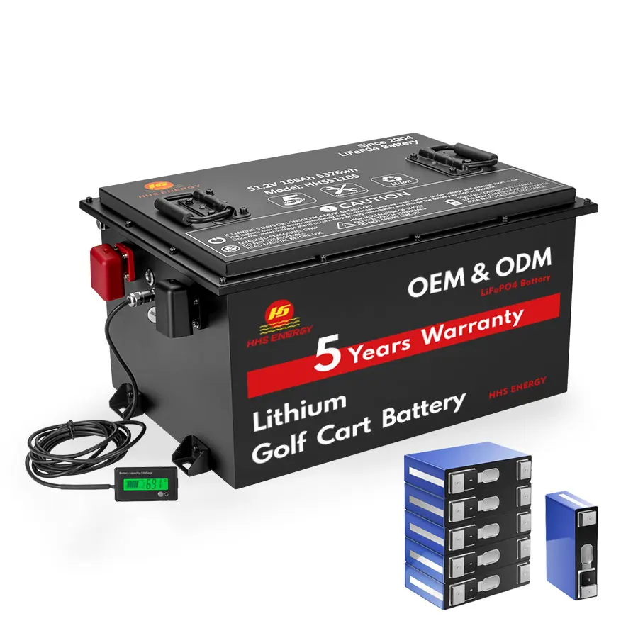 OEM ODM Best electric golf cart battery 36v 48v 60v 72v 50ah 72ah 105ah 160ah lifepo4 golf cart battery