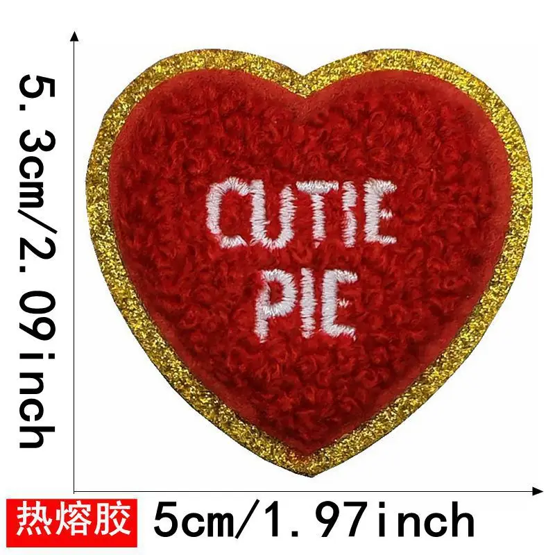 New design yellow color flower guitar bus smile face MAMA butterfly embroidered chenille iron patches for jeans